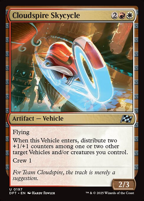 FOIL|Cloudspire Skycycle|Aetherdrift|197