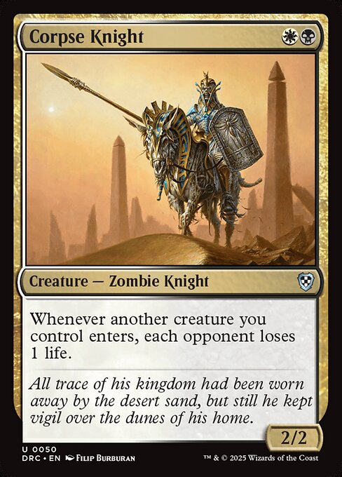 Corpse Knight|Aetherdrift Commander|50