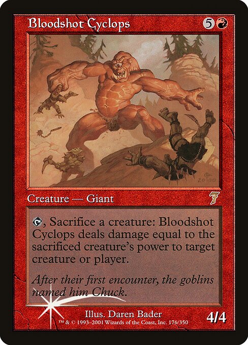 Bloodshot Cyclops|Seventh Edition|176