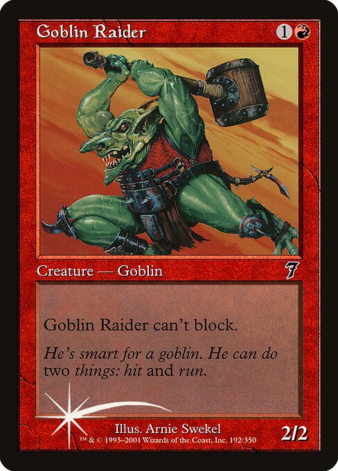 Goblin Raider|Seventh Edition|192