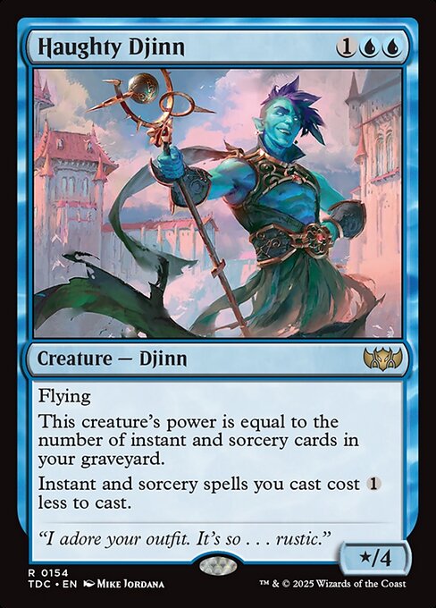 Haughty Djinn|Tarkir: Dragonstorm Commander|154