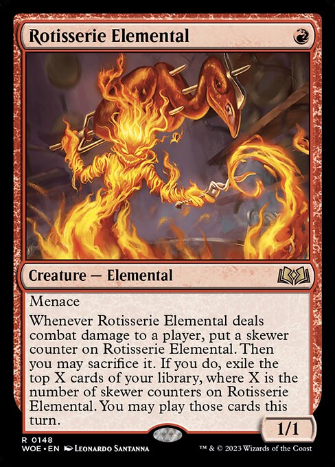 Rotisserie Elemental|Wilds of Eldraine|148