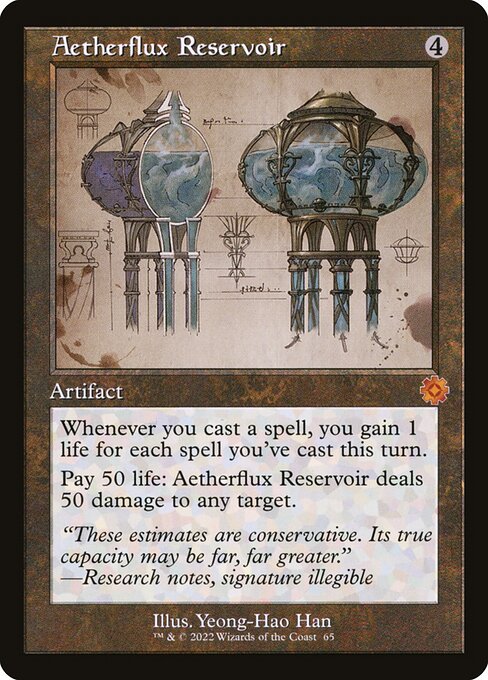 Aetherflux Reservoir|The Brothers' War Retro Artifacts|65