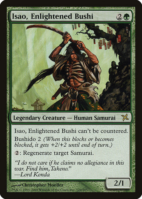 Isao, Enlightened Bushi|Betrayers of Kamigawa|129