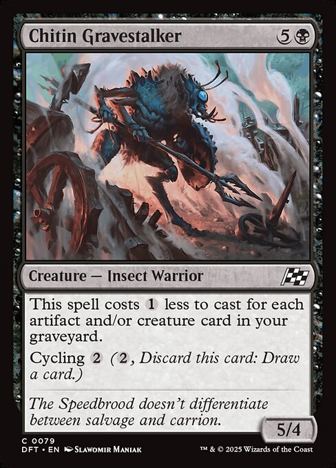 FOIL|Chitin Gravestalker|Aetherdrift|79