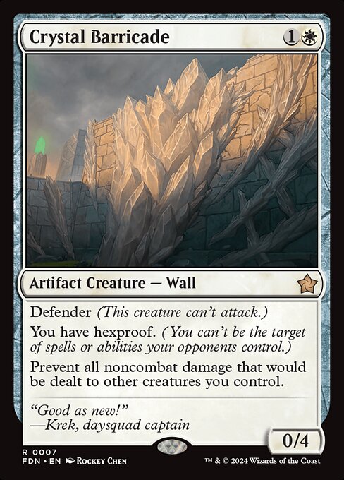 Crystal Barricade|Foundations|7