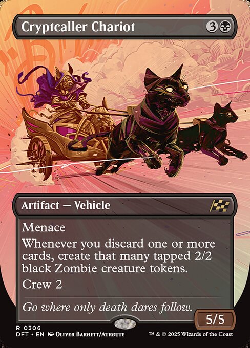 FOIL|Cryptcaller Chariot|Aetherdrift|306