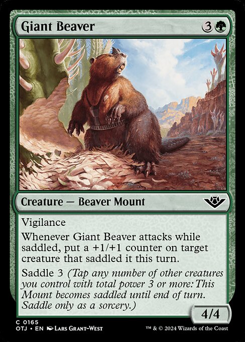 Giant Beaver|Outlaws of Thunder Junction|165