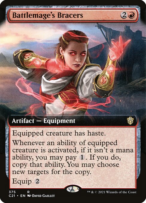 Battlemage's Bracers|Commander 2021|375