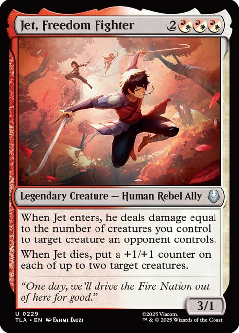 Jet, Freedom Fighter