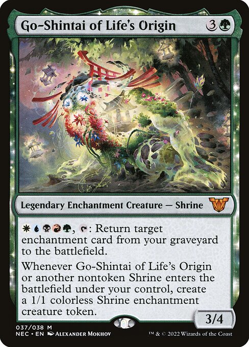 Go-Shintai of Life's Origin|Neon Dynasty Commander|37