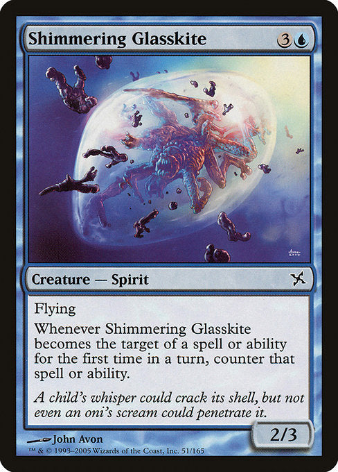 Shimmering Glasskite|Betrayers of Kamigawa|51