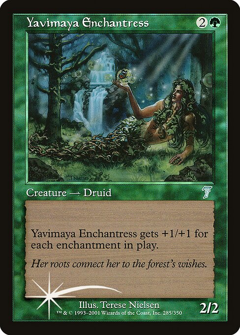 Yavimaya Enchantress|Seventh Edition|285