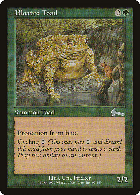 Bloated Toad|Urza's Legacy|97