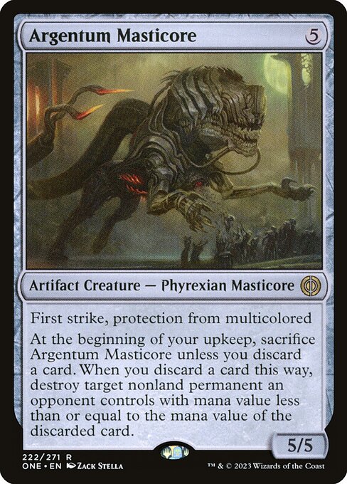 Argentum Masticore|Phyrexia: All Will Be One|222