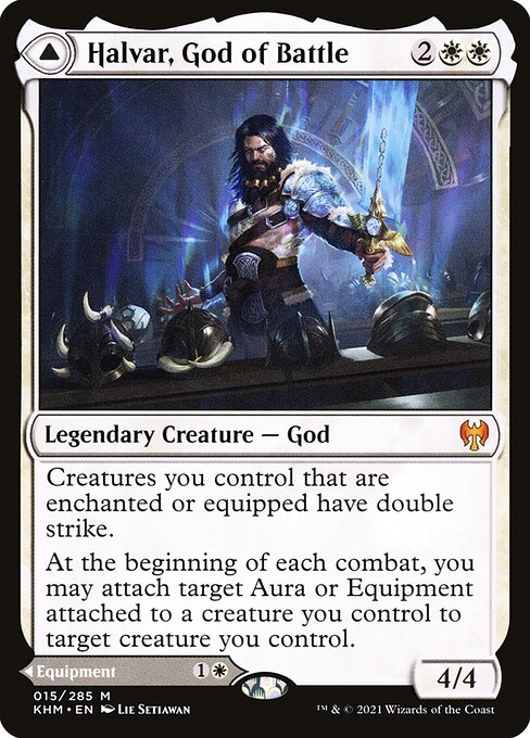 Halvar, God of Battle // Sword of the Realms (Traditional Foil)