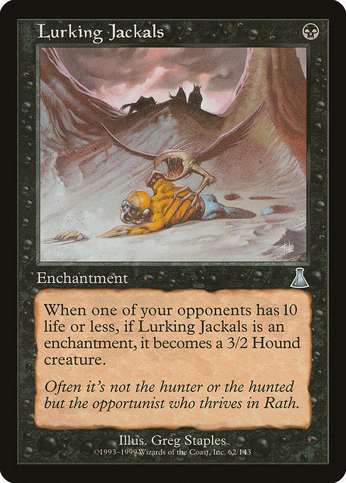 Lurking Jackals|Urza's Destiny|62