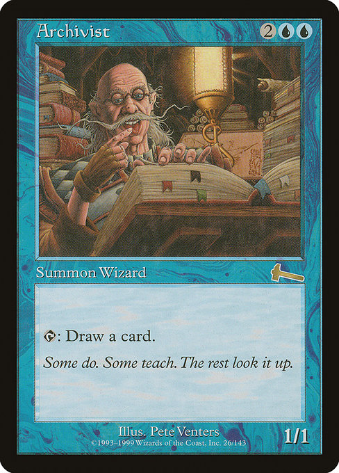 Archivist|Urza's Legacy|26