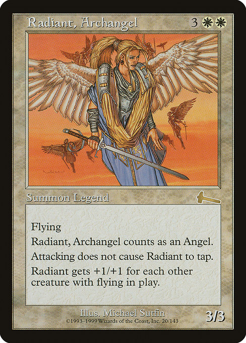 Radiant, Archangel|Urza's Legacy|20