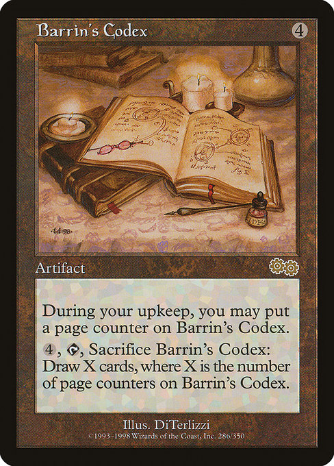 Barrin's Codex|Urza's Saga|286