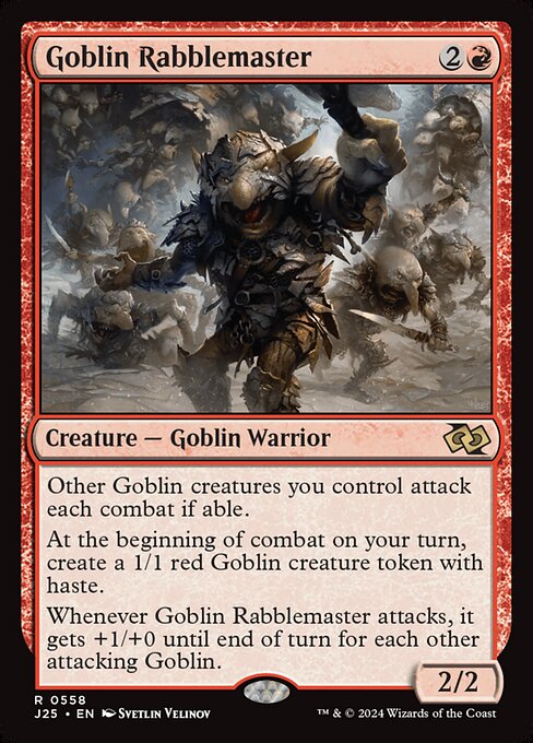 Goblin Rabblemaster|Foundations Jumpstart|558