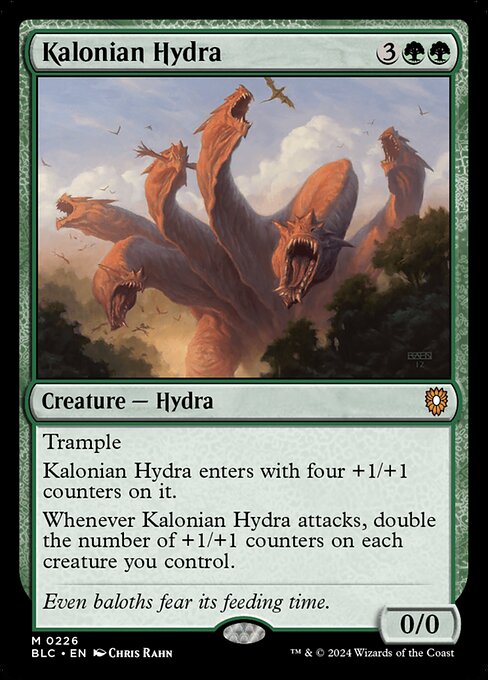 Kalonian Hydra|Bloomburrow Commander|226