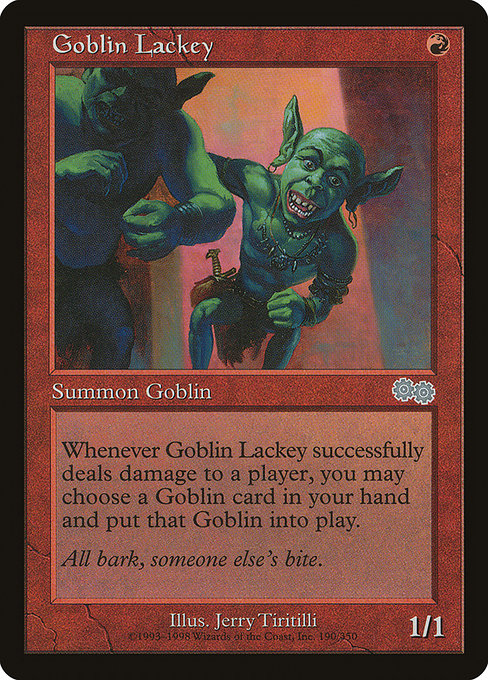 Goblin Lackey|Urza's Saga|190