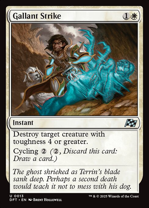 FOIL|Gallant Strike|Aetherdrift|13