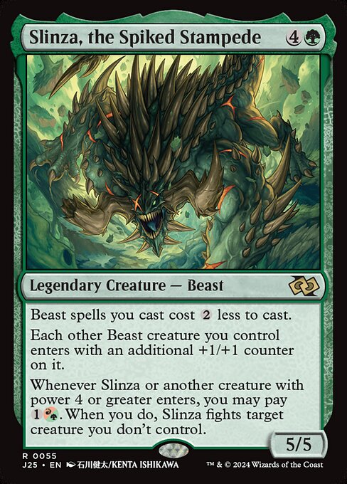 Slinza, the Spiked Stampede|Foundations Jumpstart|55