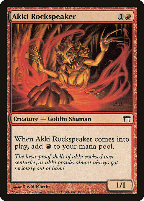 Akki Rockspeaker|Champions of Kamigawa|154