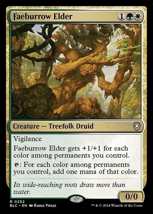 Faeburrow Elder|Bloomburrow Commander|252