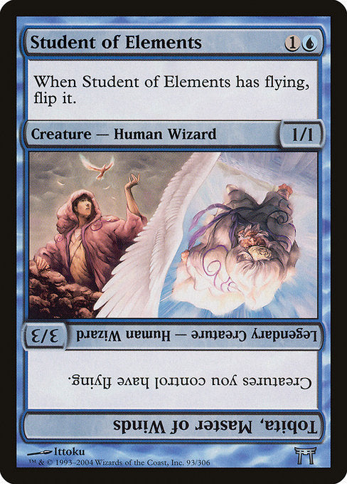 Student of Elements // Tobita, Master of Winds|Champions of Kamigawa|93