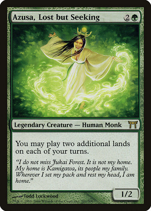 Azusa, Lost but Seeking|Champions of Kamigawa|201