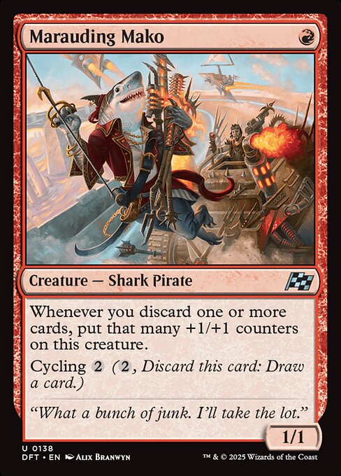 FOIL|Marauding Mako|Aetherdrift|138