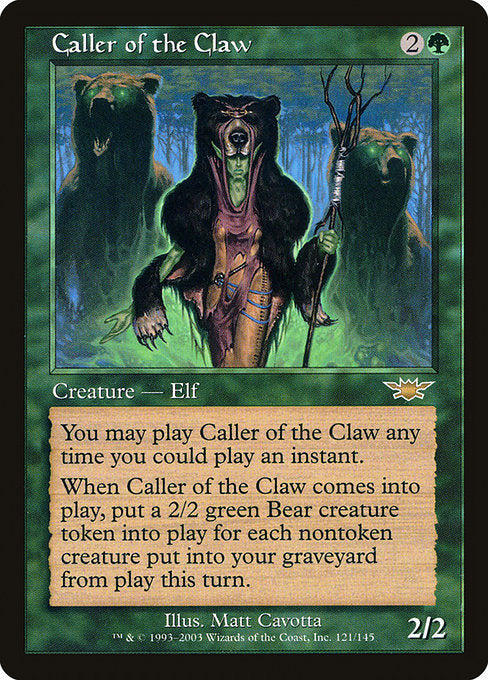 Caller of the Claw|Legions|121