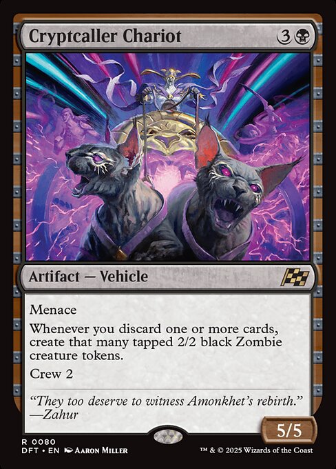 FOIL|Cryptcaller Chariot|Aetherdrift|80