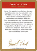 Daniel Zink Bio