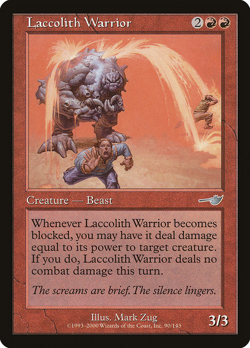 Laccolith Warrior|Nemesis|90