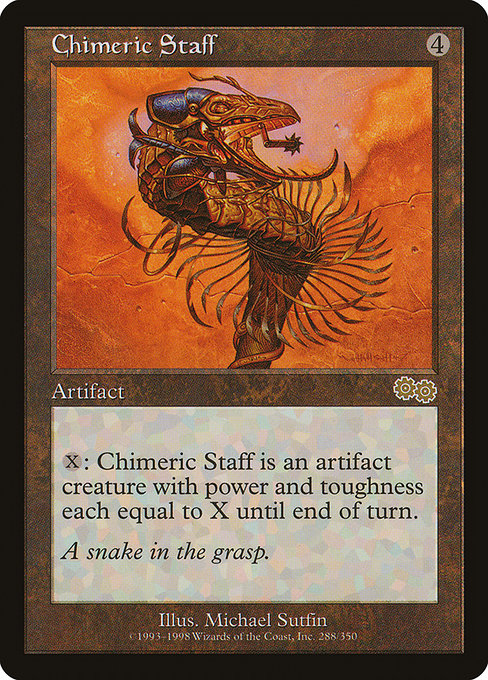 Chimeric Staff|Urza's Saga|288