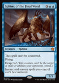 Sphinx of the Final Word