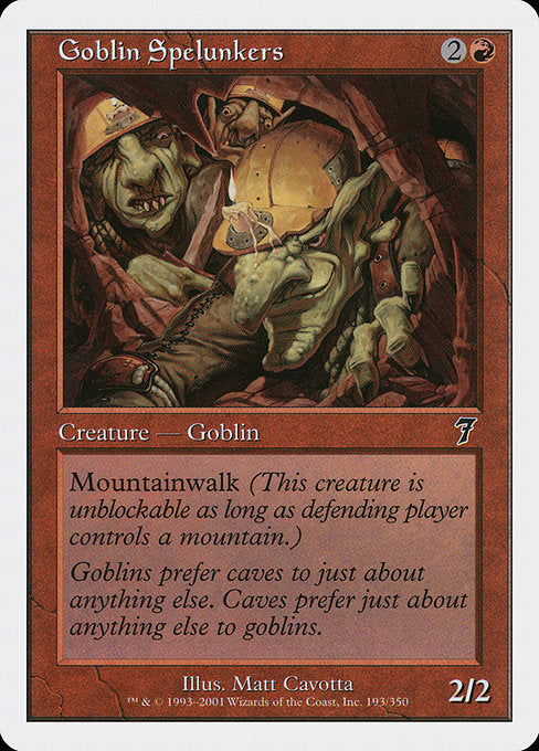 Goblin Spelunkers|Seventh Edition|193