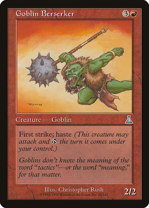 Goblin Berserker|Urza's Destiny|82