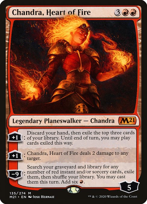 Chandra, Heart of Fire|Core Set 2021|135