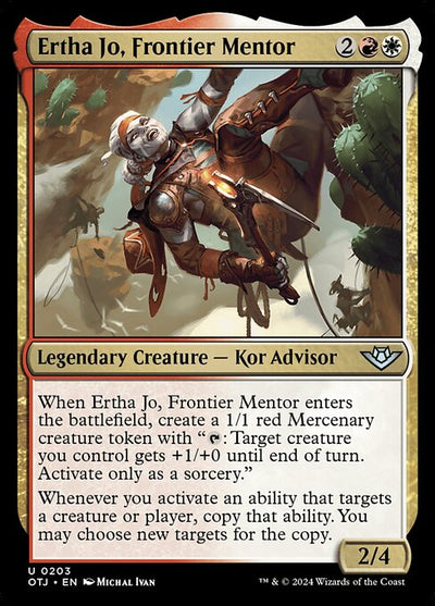 Ertha Jo, Frontier Mentor
