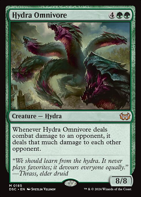 Hydra Omnivore|Duskmourn: House of Horror Commander|185