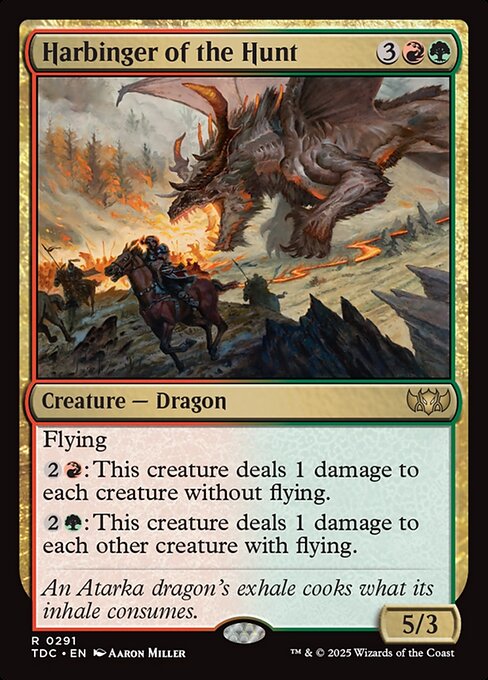 Harbinger of the Hunt|Tarkir: Dragonstorm Commander|291