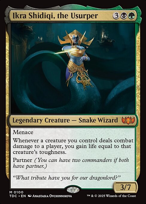 Ikra Shidiqi, the Usurper|Tarkir: Dragonstorm Commander|100