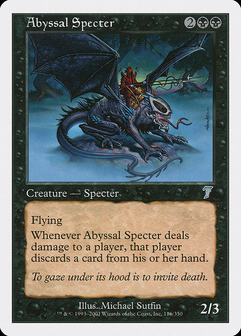 Abyssal Specter|Seventh Edition|116