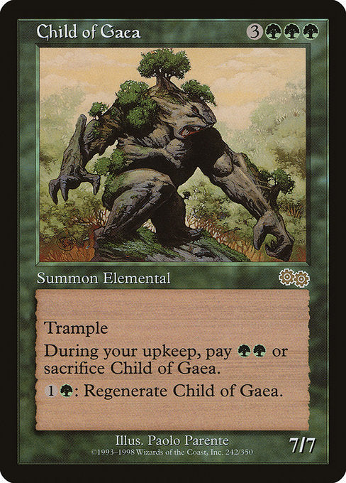 Child of Gaea|Urza's Saga|242