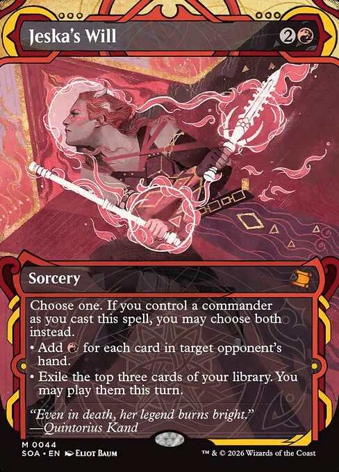 Jeska's Will|Secrets of Strixhaven Mystical Archive|44 | Showcase